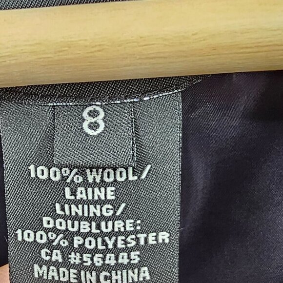 J. Crew Womens 8 Navy Super 120s Wool 2 Button Blazer Jacket - Picture 3 of 9